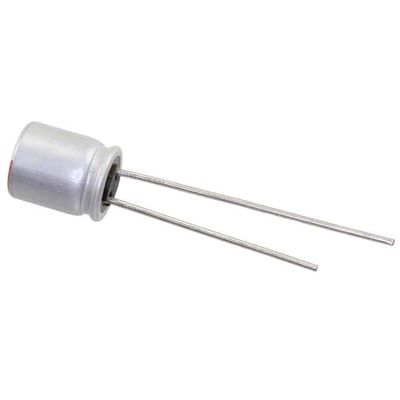 ความยาว 8 มม Polar Aluminium Polymer Capacitor RS80J331MDNASQ การสิ้นสุดรังสี