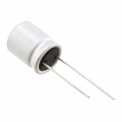 10 มิลลิเมตร กว้าง Capacitor อลูมิเนียม โพลีเมอร์ ความต้านทานความร้อน RNS1E470MDN1PH